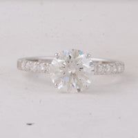2.39 Carats Lab Grown Diamond 14K Gold Ring