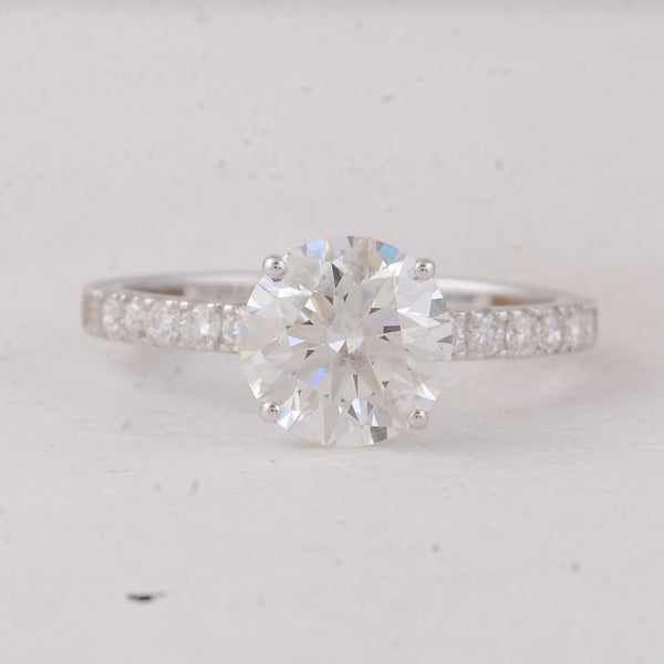 2.39 Carats Lab Grown Diamond 14K Gold Ring