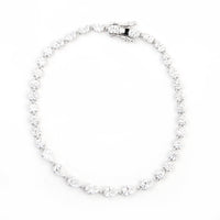 4.80 Carats Lab Grown Diamond 14K Gold Bracelet
