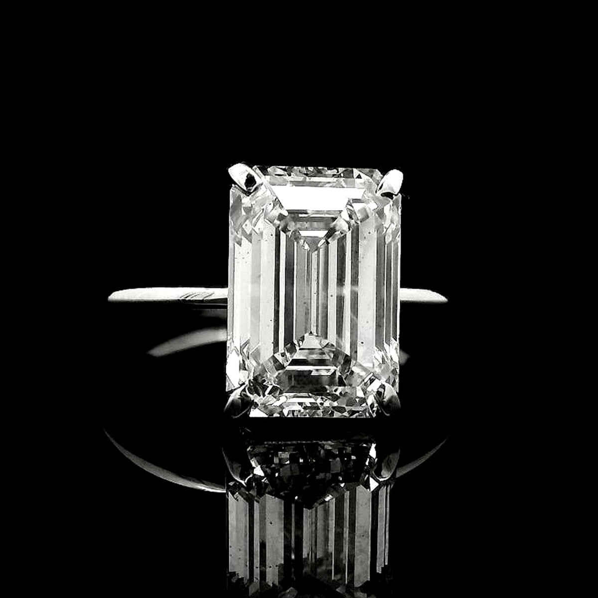 5.18 Carats Lab Grown Diamond 14K Gold Ring