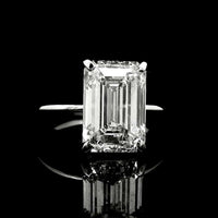 5.18 Carats Lab Grown Diamond 14K Gold Ring