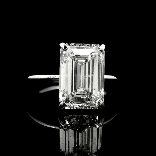 5.18 Carats Lab Grown Diamond 14K Gold Ring