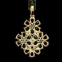 3.10 Ct Pear Tanzanite 14K Gold Pendant