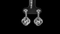 3.31 Carats Lab Grown Diamond 14K Gold Earrings