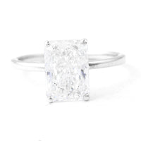 3.04 Carats Lab Grown Diamond 14K Gold Ring