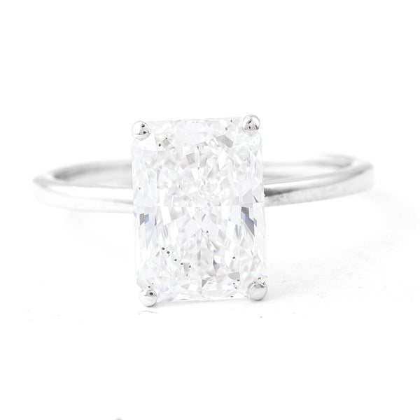 3.04 Carats Lab Grown Diamond 14K Gold Ring