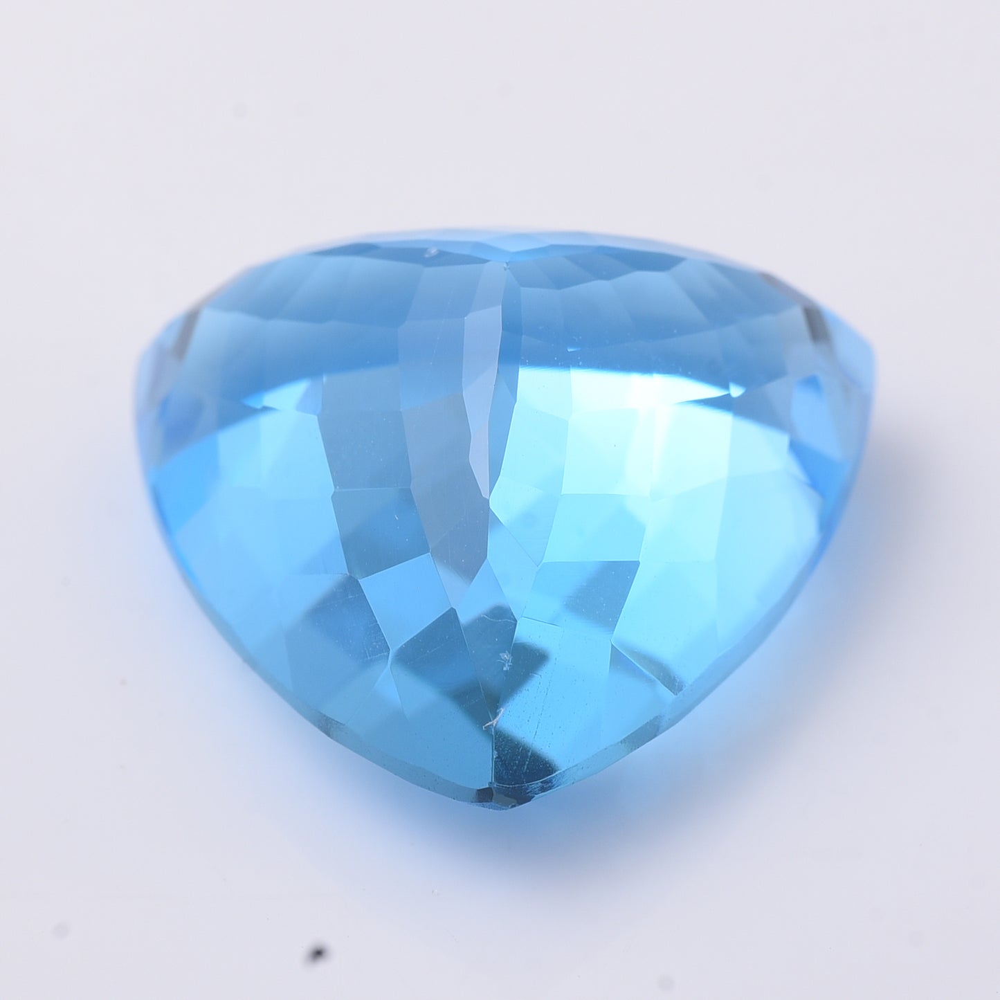 36.33 Natural Topaz Blue Topaz Triangular Mixed Cut Gemstone