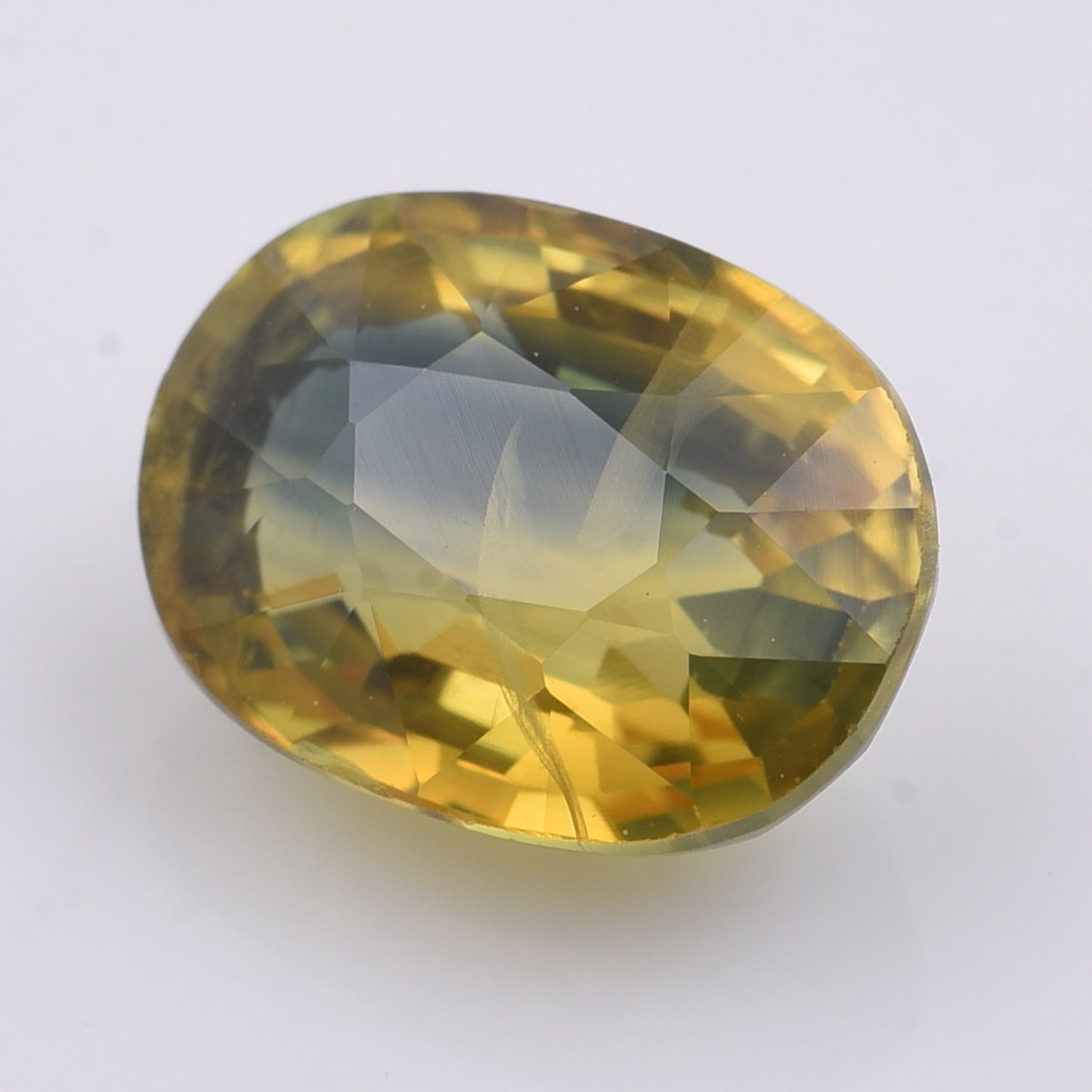 2.83 Natural Corundum Yellow Sapphire Oval Mixed Cut Gemstone