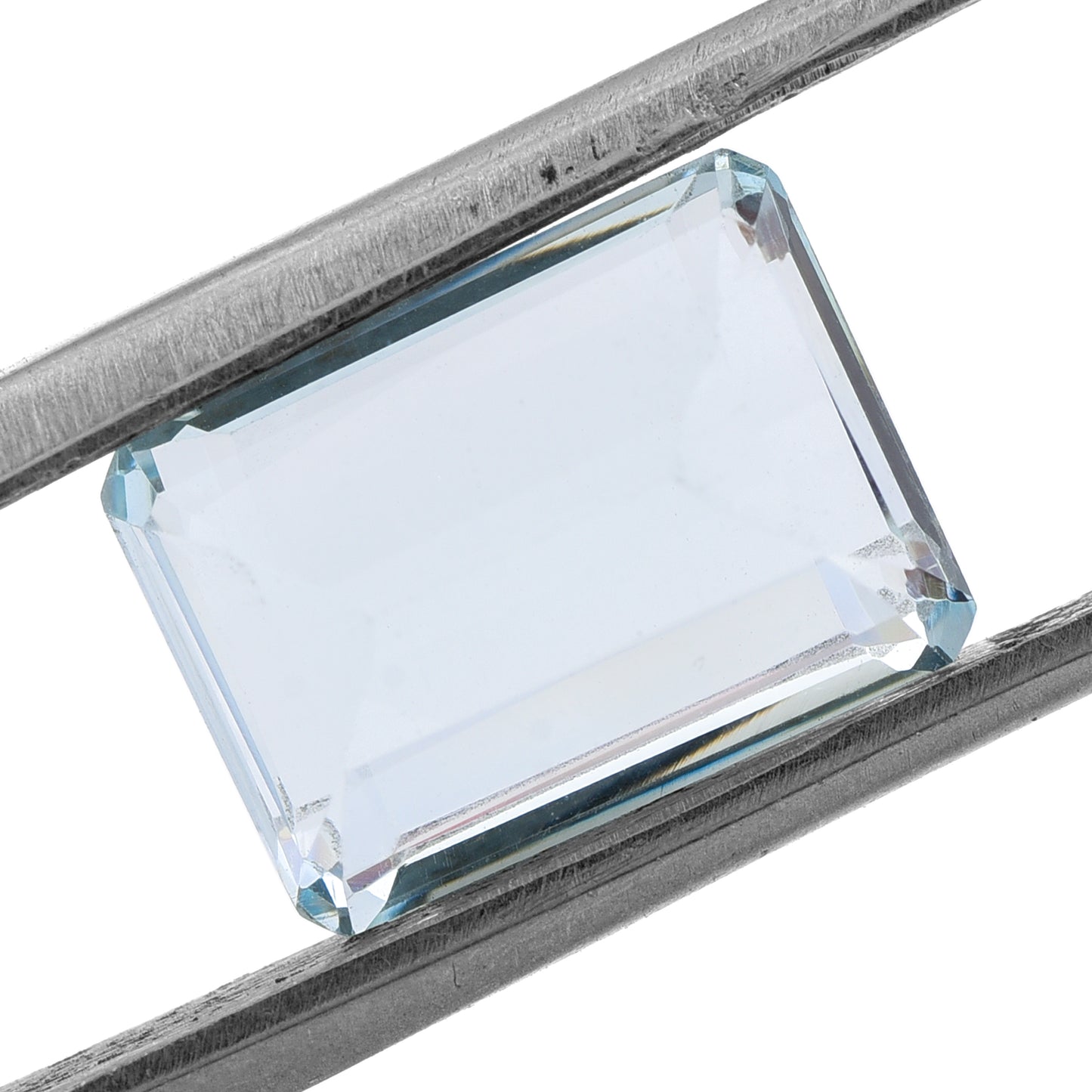 4.38 Natural Beryl Aquamarine Emerald Cut Gemstone