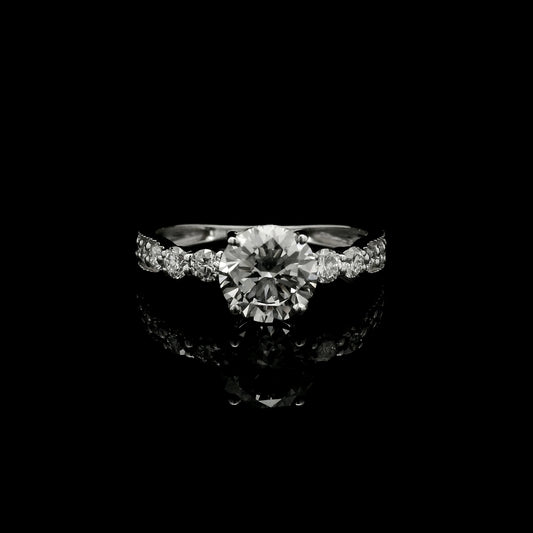 1.97 Carats Lab Grown Diamond 14K Gold Ring