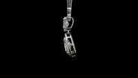 3.39 Carats Lab Grown Diamond 14K Gold Pendant