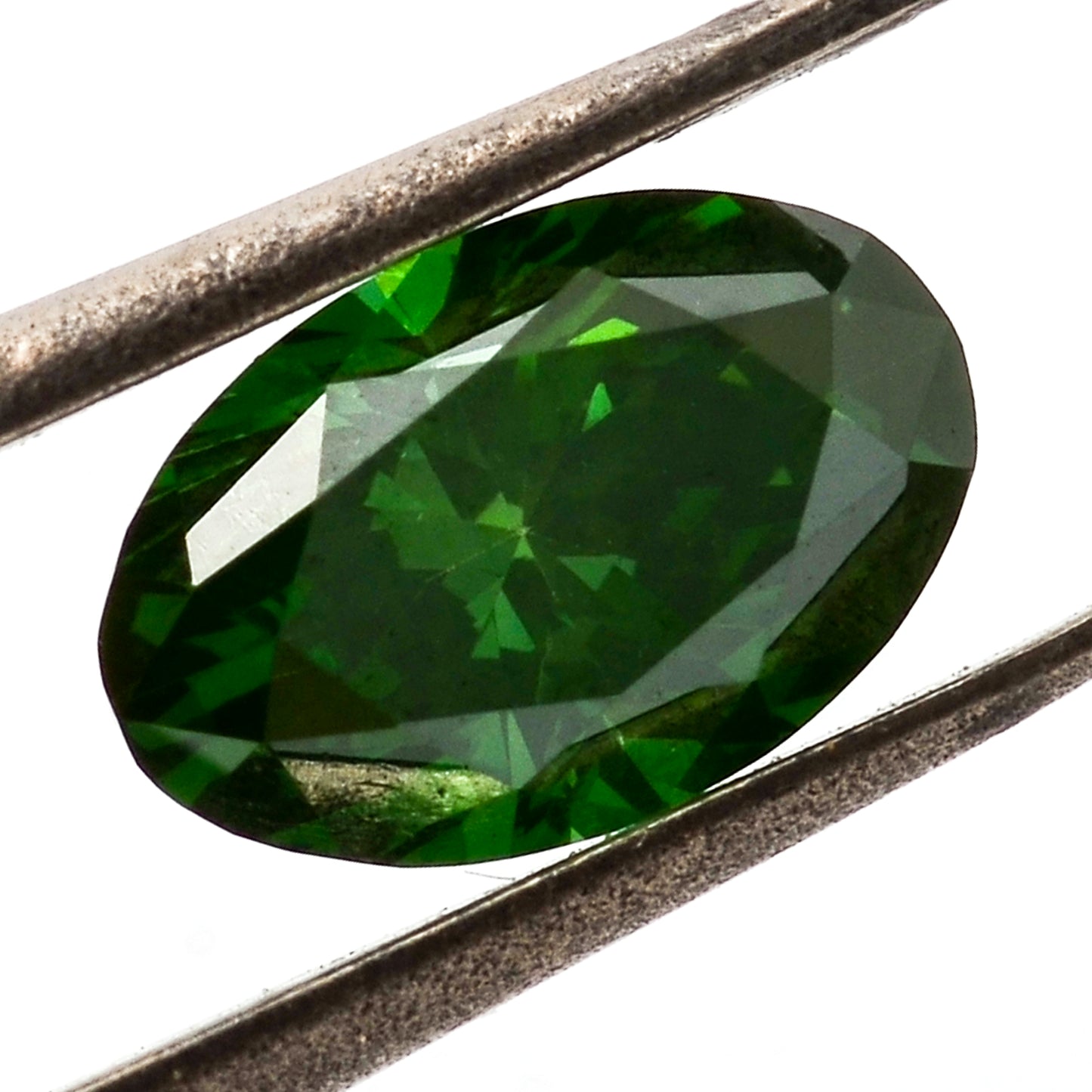0.36 Green Diamond Oval Loose Diamond