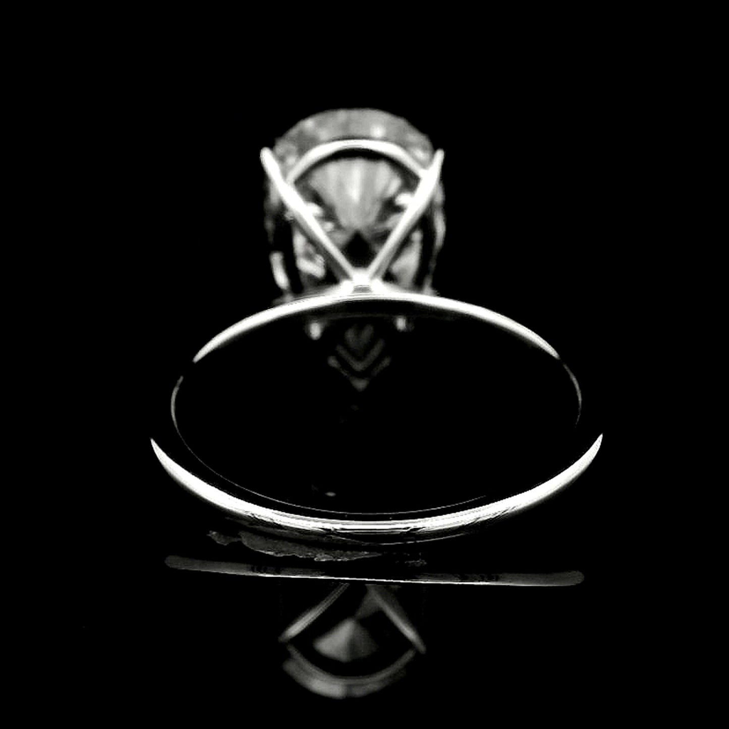 4.21 Carats Lab Grown Diamond 14K Gold Ring
