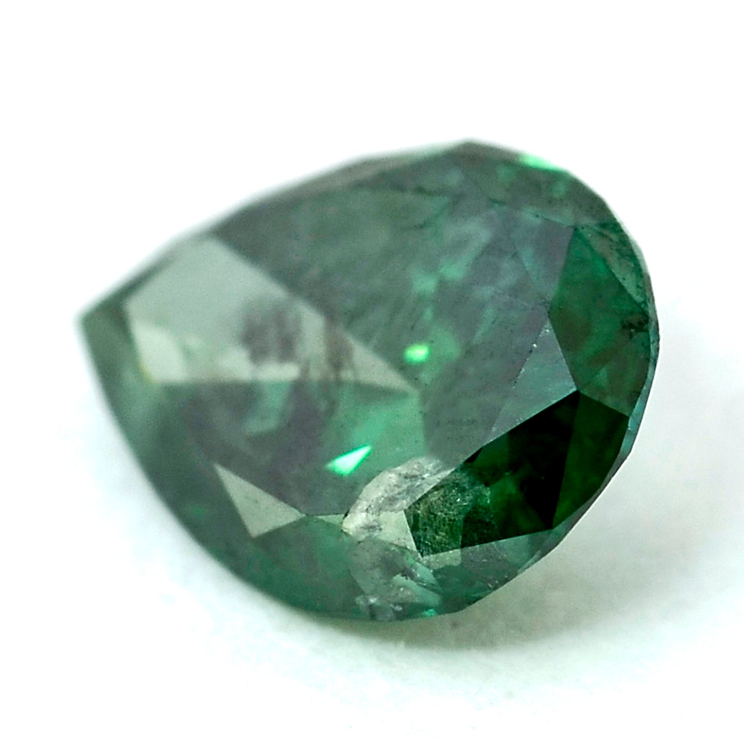 0.51 Green Diamond Pear Loose Diamond