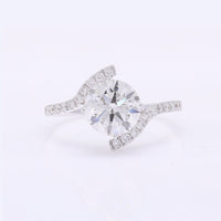 2.38 Carats Lab Grown Diamond 14K Gold Ring