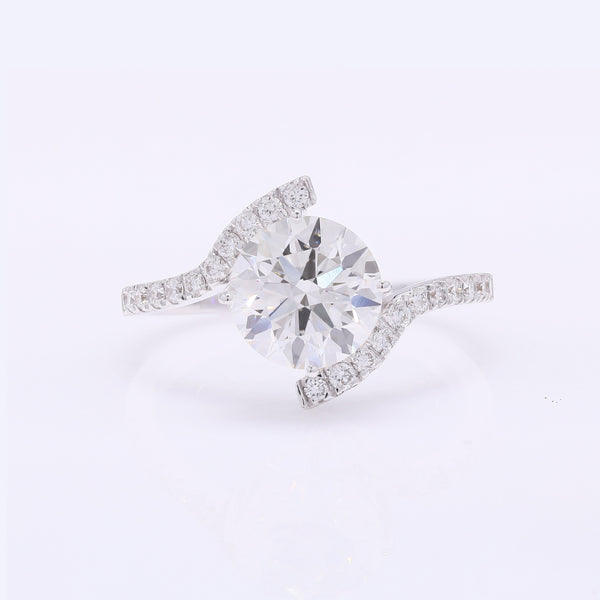 2.38 Carats Lab Grown Diamond 14K Gold Ring