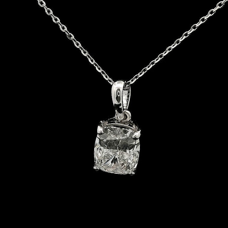 2.03 Carats Lab Grown Diamond 14K Gold Pendant
