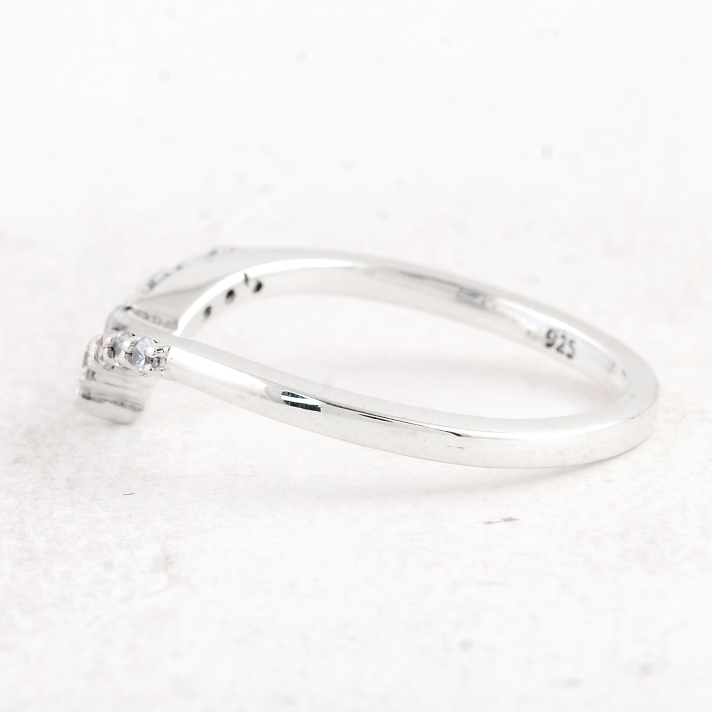 0.30 Ct Round Cubic Zirconia 925 Sterling Silver Ring