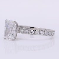 2.37 Carats Lab Grown Diamond 950 Platinum Ring