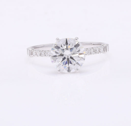 2.20 Carats Lab Grown Diamond 14K Gold Ring
