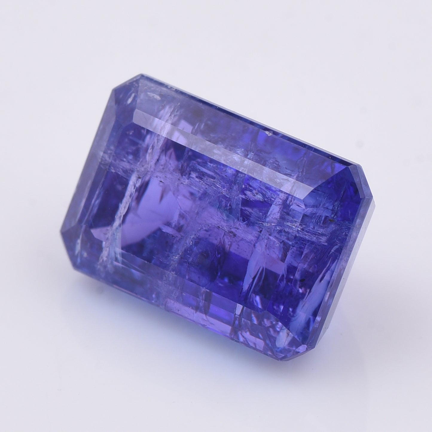 7.43 Natural Zoisite Tanzanite Emerald Cut Gemstone