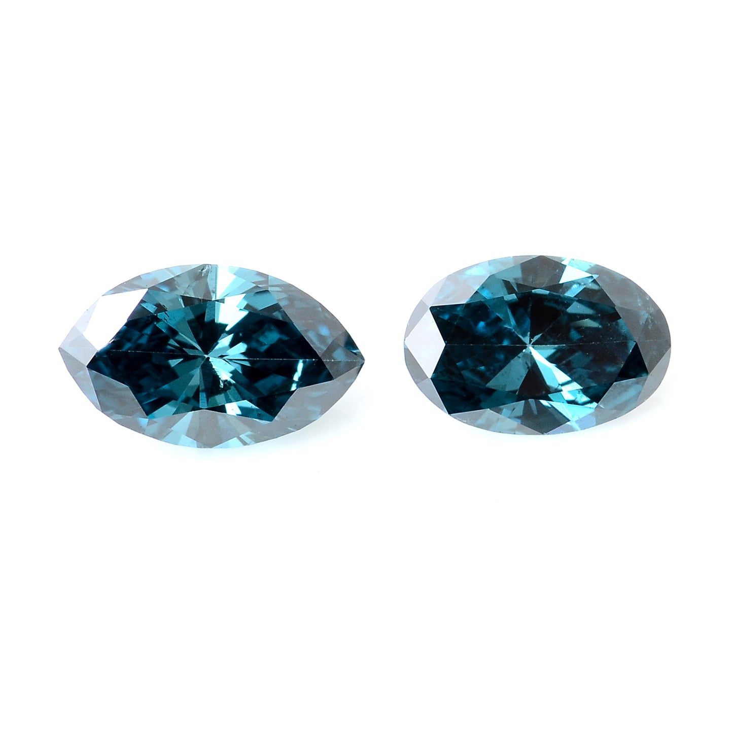 0.47 Carat Blue Diamond Mix Shape Loose Gemstone