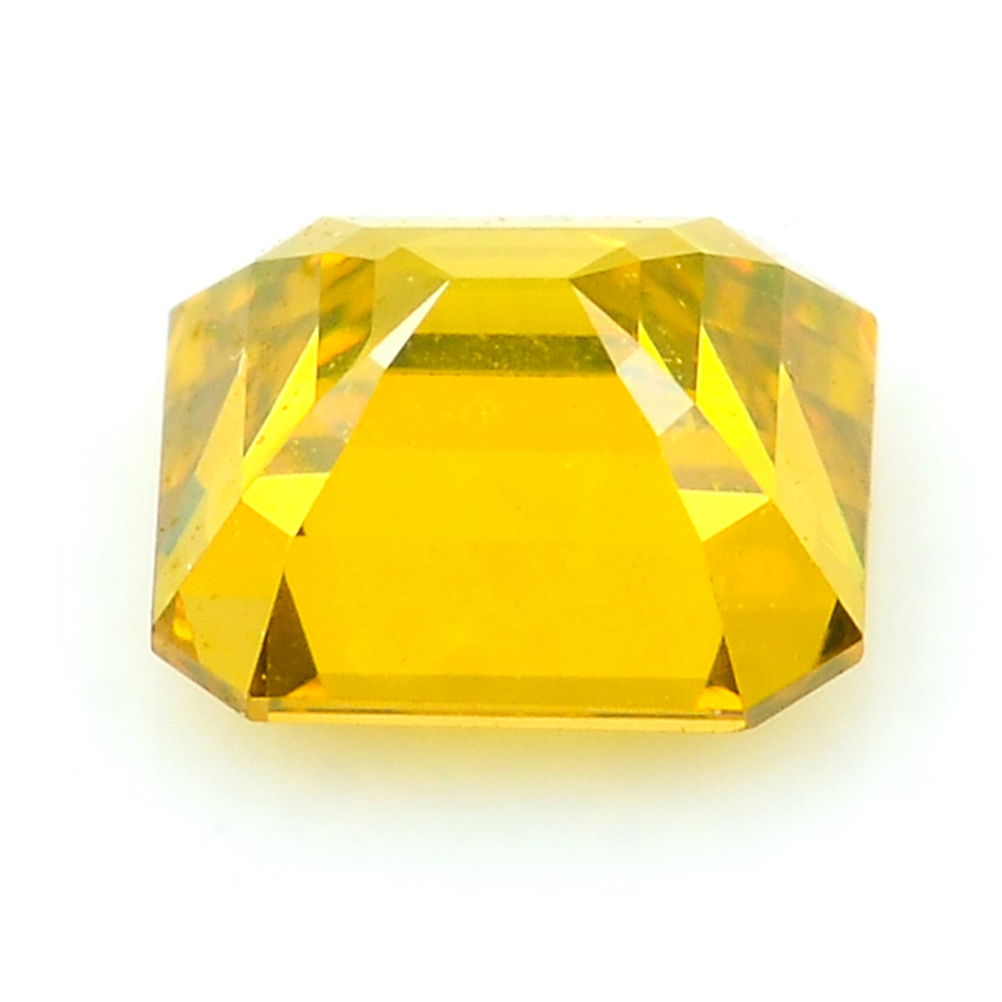 0.26 Yellow Diamond Octagon Loose Diamond