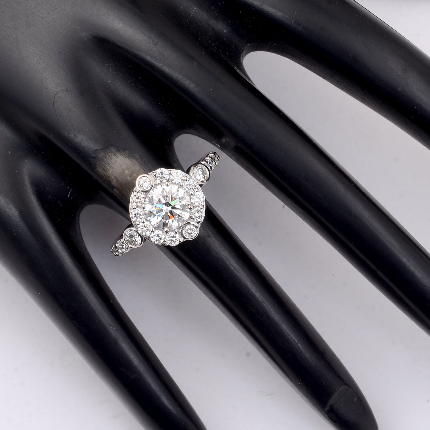 2.07 Carats Lab Grown Diamond 14K Gold Ring