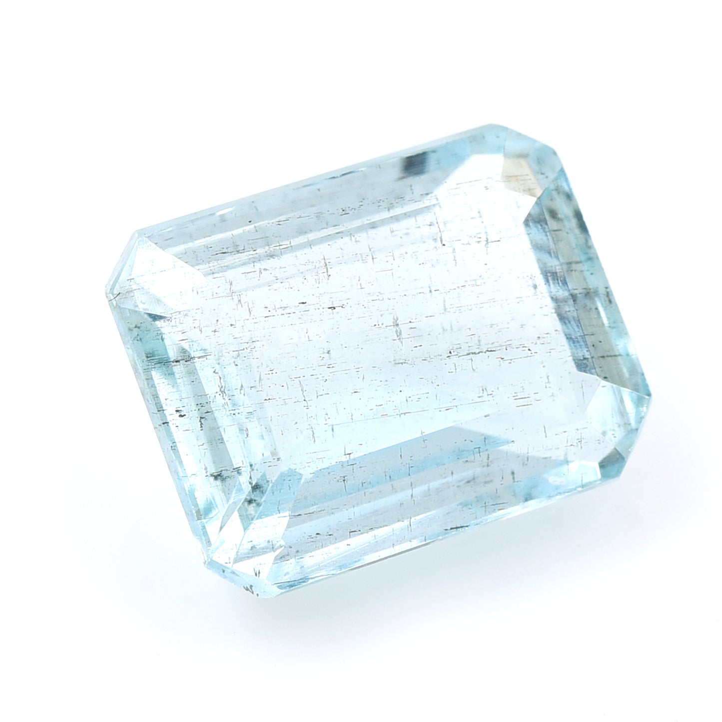 4.3 Natural Beryl Aquamarine Emerald Cut Gemstone