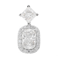 4.12 Carats Lab Grown Diamond 14K Gold Pendant