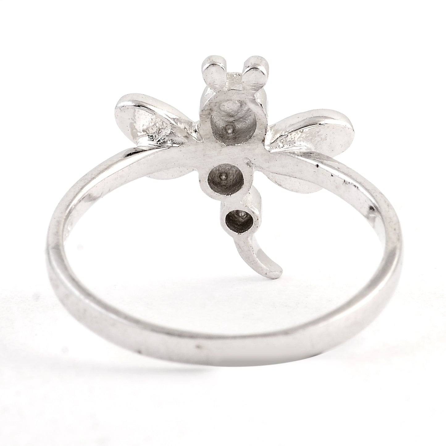 0.00 Ct Plain 925 Sterling Silver Ring