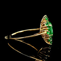 1.91 Ct Oval Emerald 14K Gold Ring