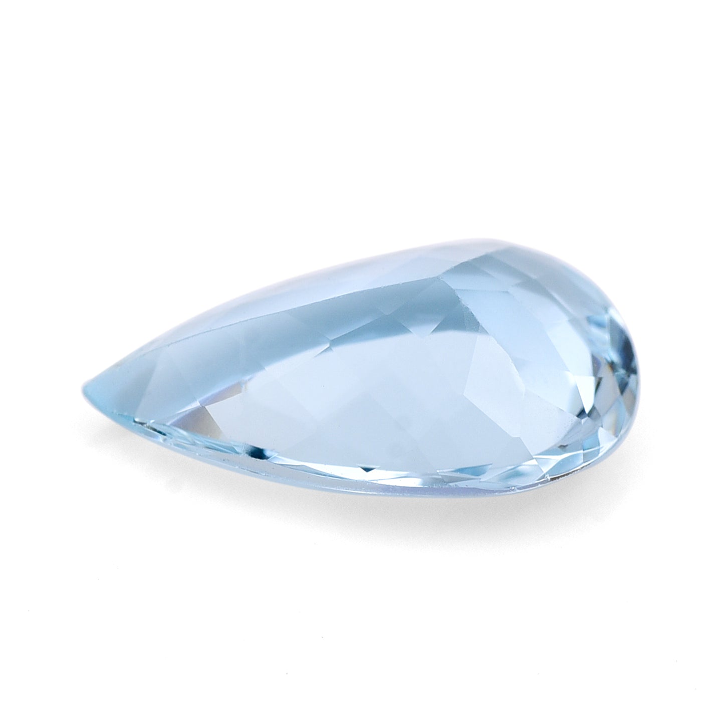 2.88 Natural Beryl Aquamarine Pear Mixed Cut Gemstone