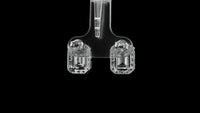 3.10 Carats Lab Grown Diamond 14K Gold Earrings