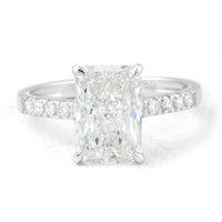 4.34 Carats Lab Grown Diamond 14K Gold Ring