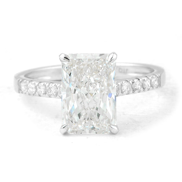 4.34 Carats Lab Grown Diamond 14K Gold Ring