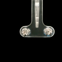 2.11 Carats Blue Lab Grown Diamond 14K Gold Earrings