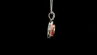 2.64 Carats Pink Lab Grown Diamond 14K Gold Pendant