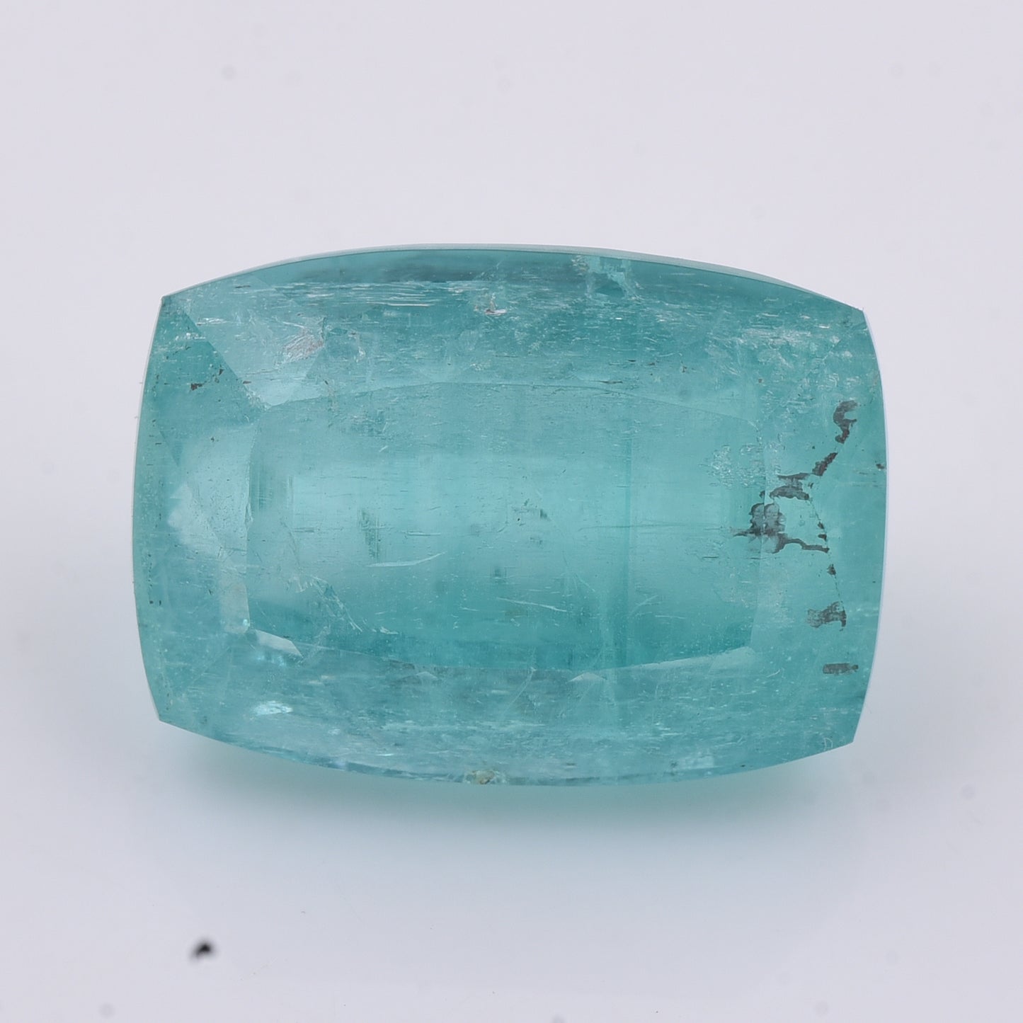 13.27 Natural Beryl Emerald Rectangular Cushion Mixed Cut Gemstone