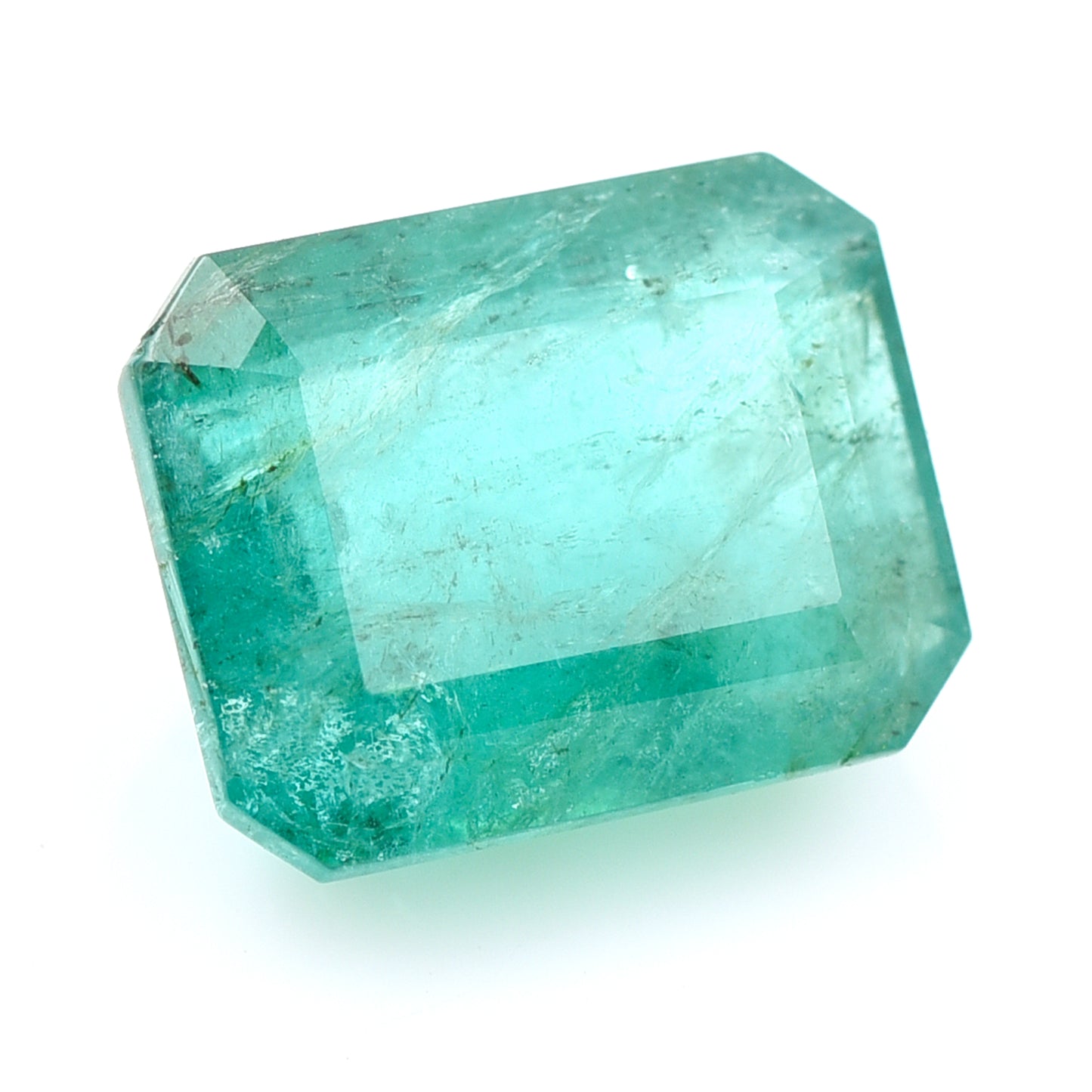 3.39 Natural Beryl Emerald Emerald Cut Gemstone