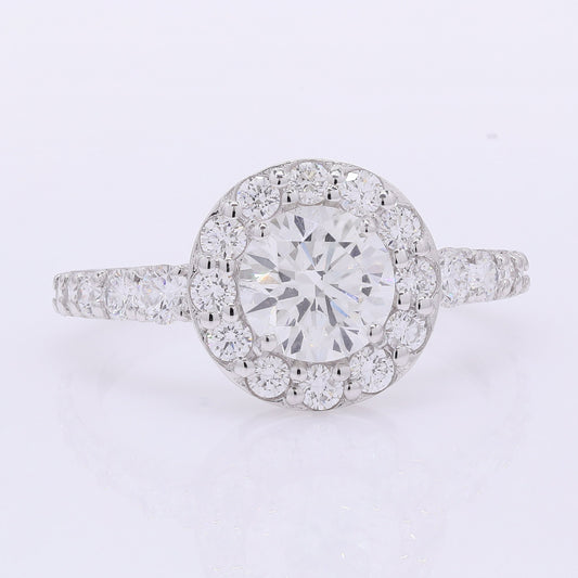 1.97 Carats Lab Grown Diamond 14K Gold Ring