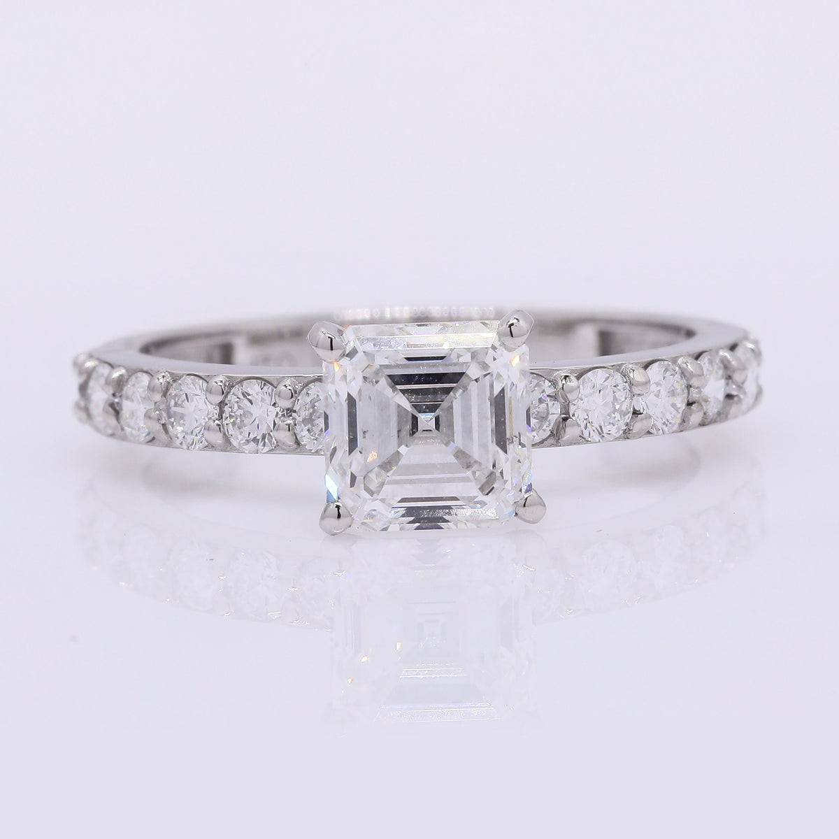 2.02 Carats Lab Grown Diamond 950 Platinum Ring