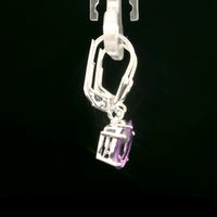 2.00 Ct Oval Amethyst 925 Sterling Silver Earrings