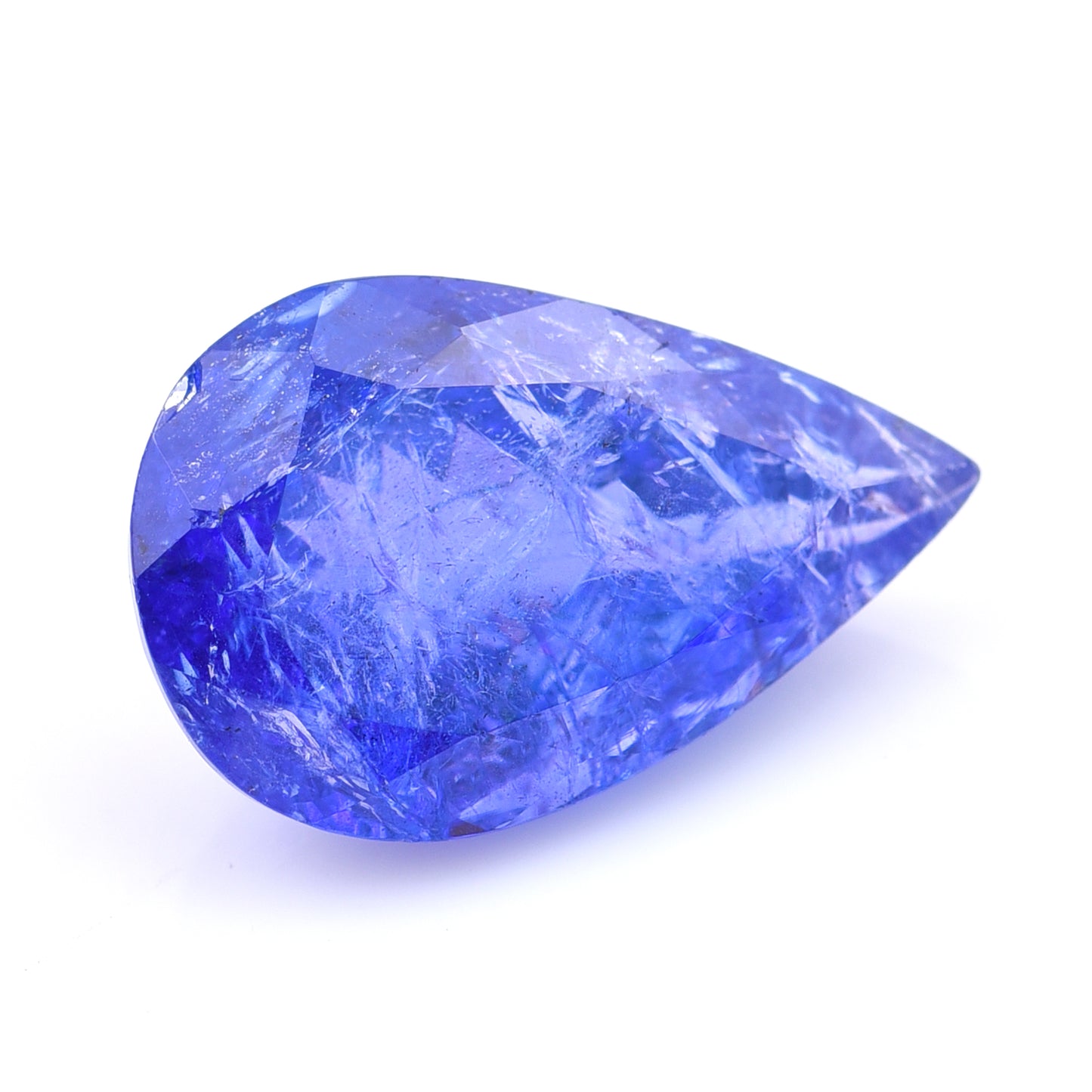 5.83 Natural Zoisite Tanzanite Pear Mixed Cut Gemstone