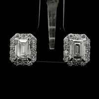 2.50 Carats Lab Grown Diamond 14K Gold Earrings