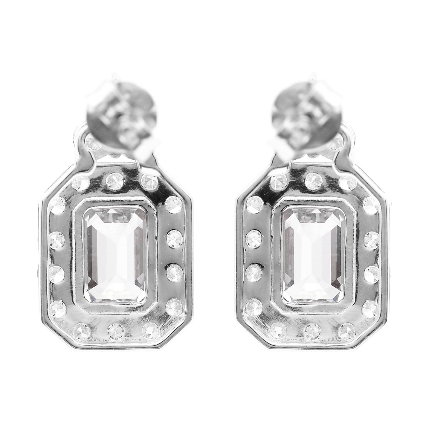 3.82 Carats Lab Grown Diamond 14K Gold Earrings