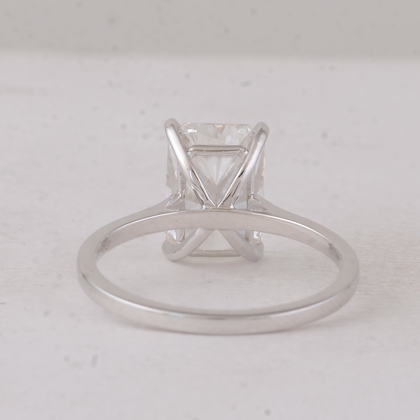 3.07 Carats Lab Grown Diamond 14K Gold Ring