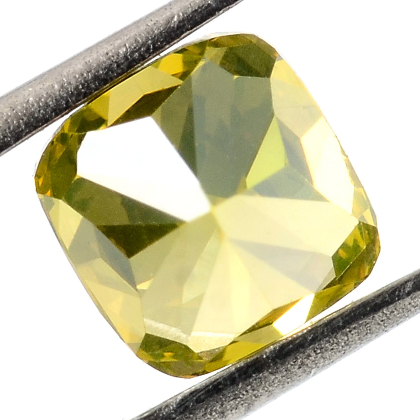 0.39 Carat Yellow Diamond Cushion Loose Gemstone