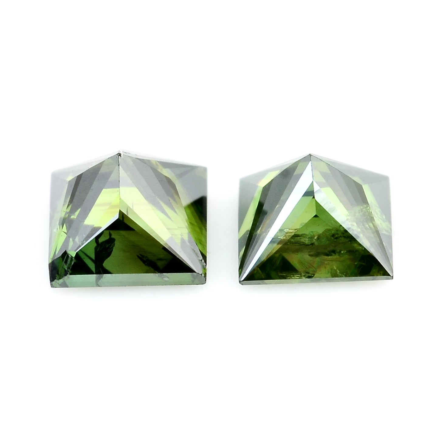 0.55 Green Diamond Sqaure Loose Gemstone