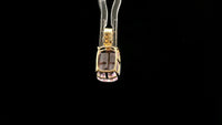 6.54 Ct Cushion Mixed Cut Natural Spodumene Kunzite 14K Gold Pendant